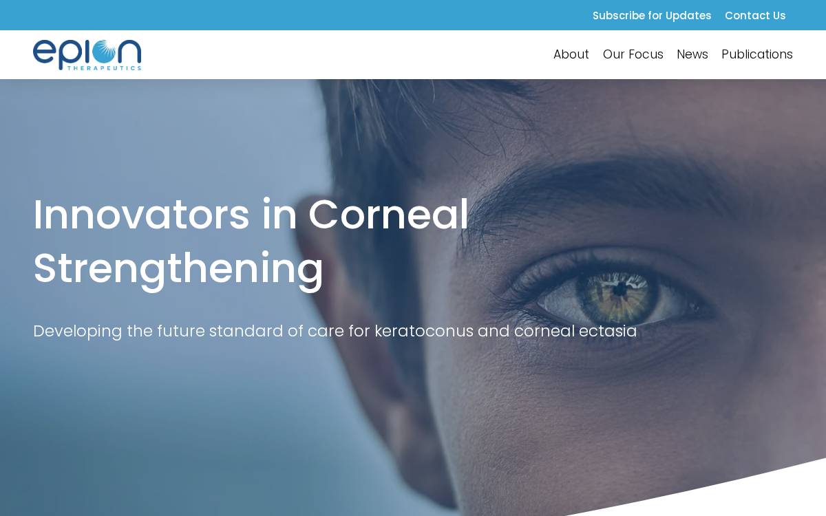 Epion Therapeutics</a> (Copy) website preview