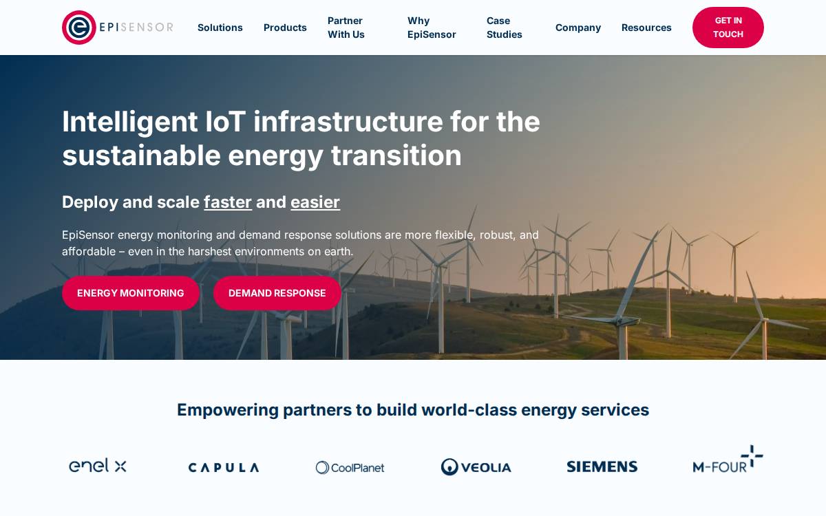 EpiSensor website preview