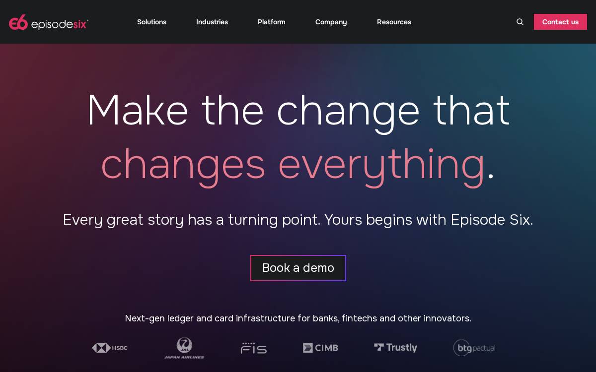 Episode Six website preview