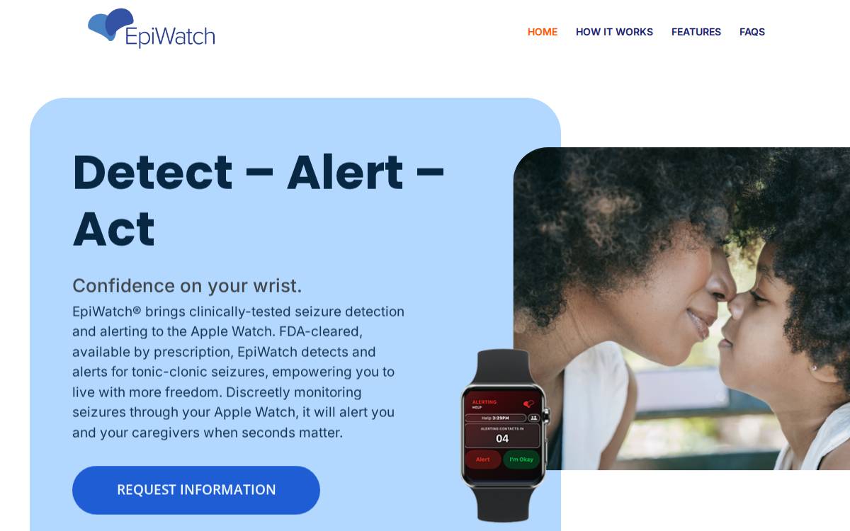 Epiwatch website preview