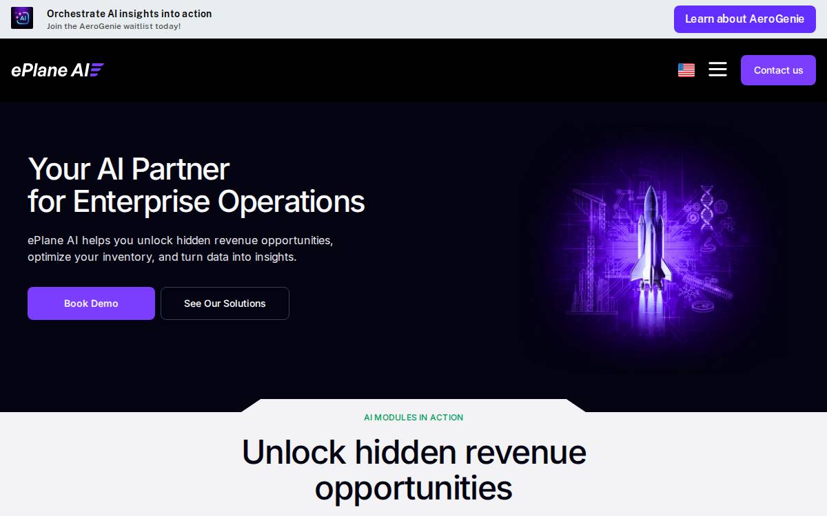 ePlane website preview