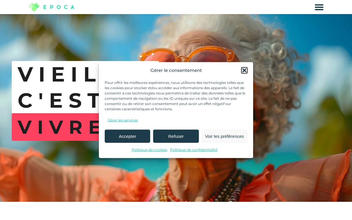 Epoca website preview