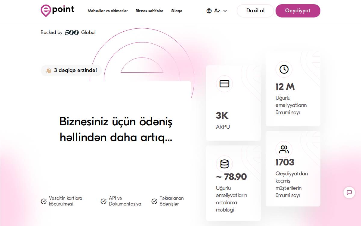 Epoint website preview