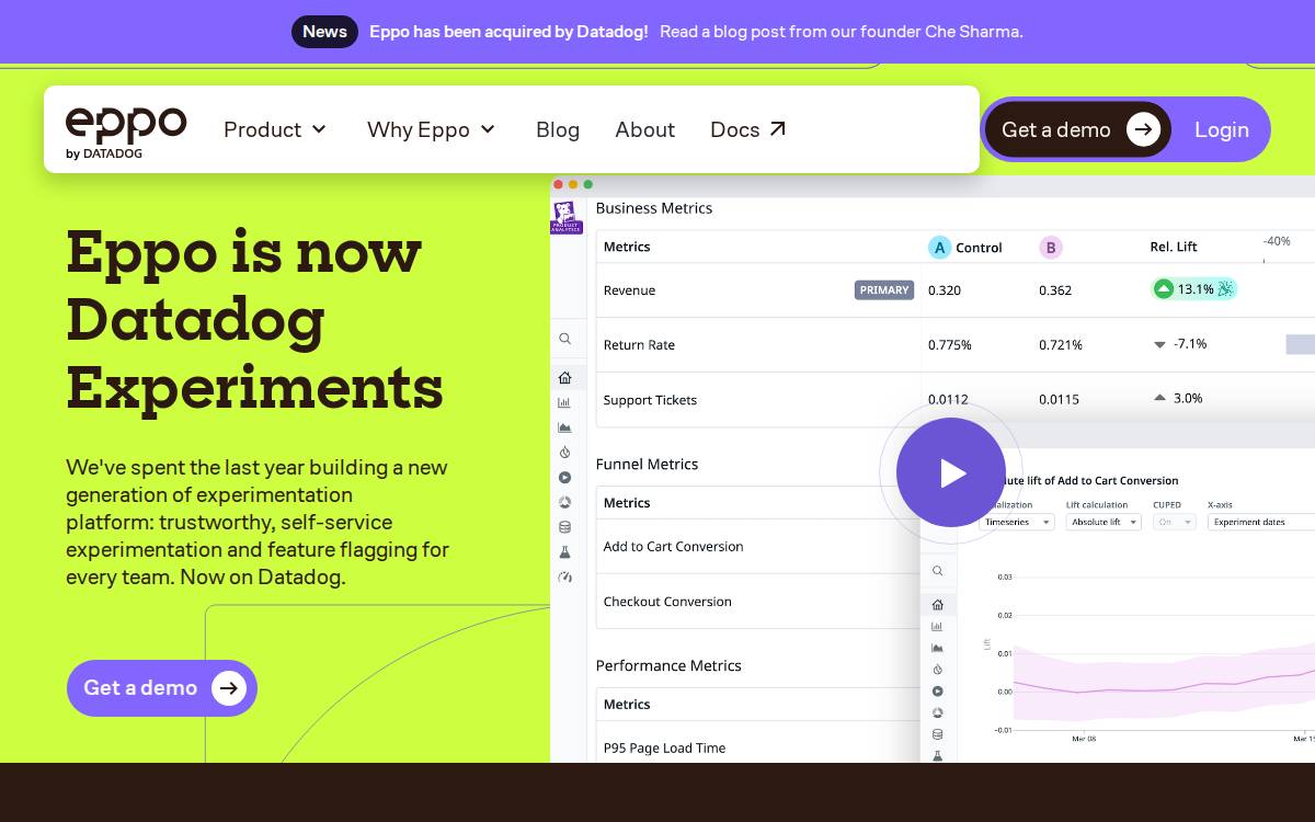 Eppo website preview