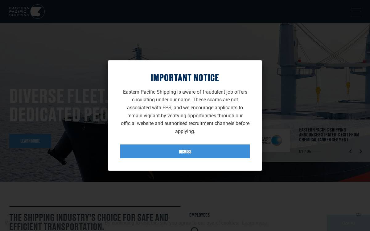 EPS Ventures website preview