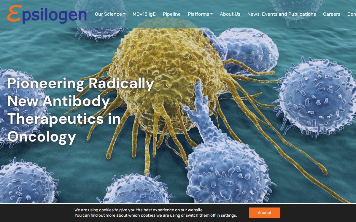 Epsilogen website preview