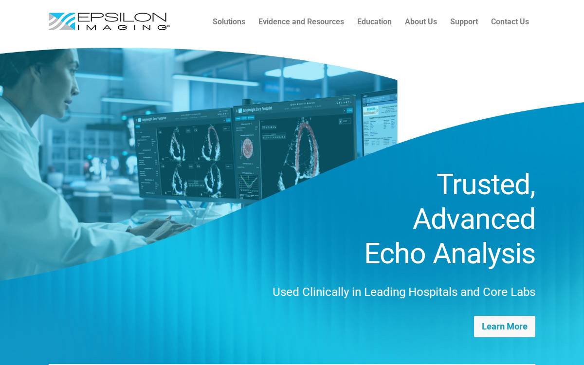 Epsilon Imaging website preview