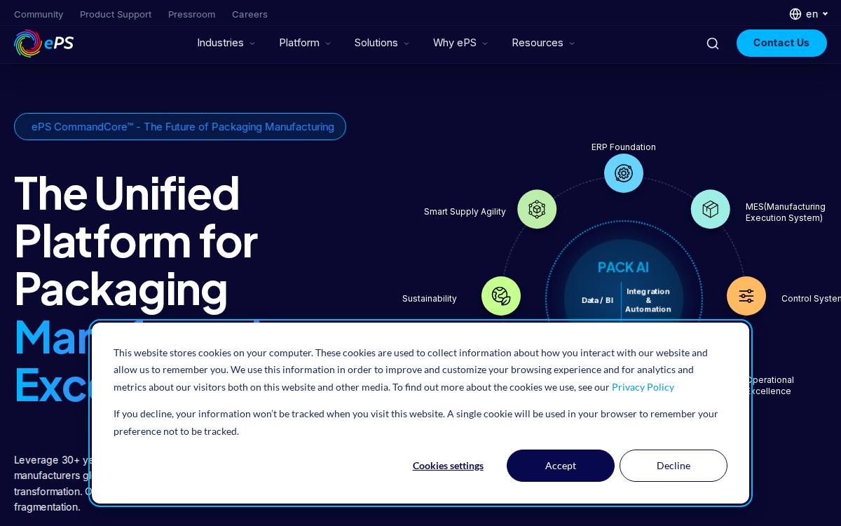 Epssw website preview