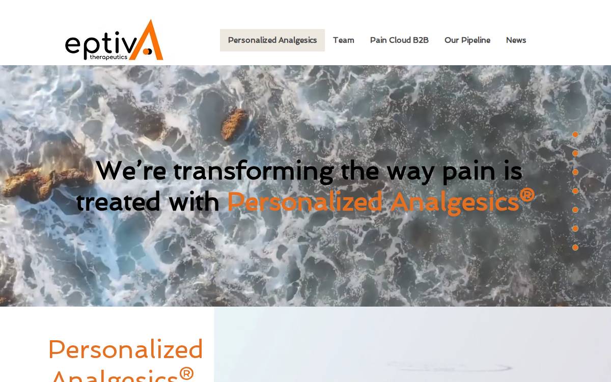 Eptivatx website preview