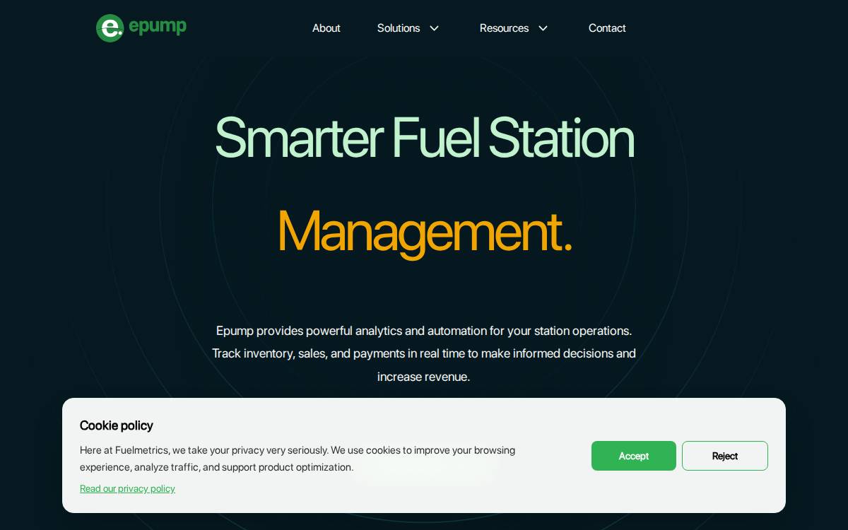Epump website preview