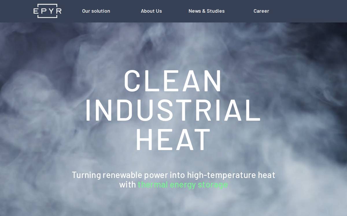 Epyr website preview