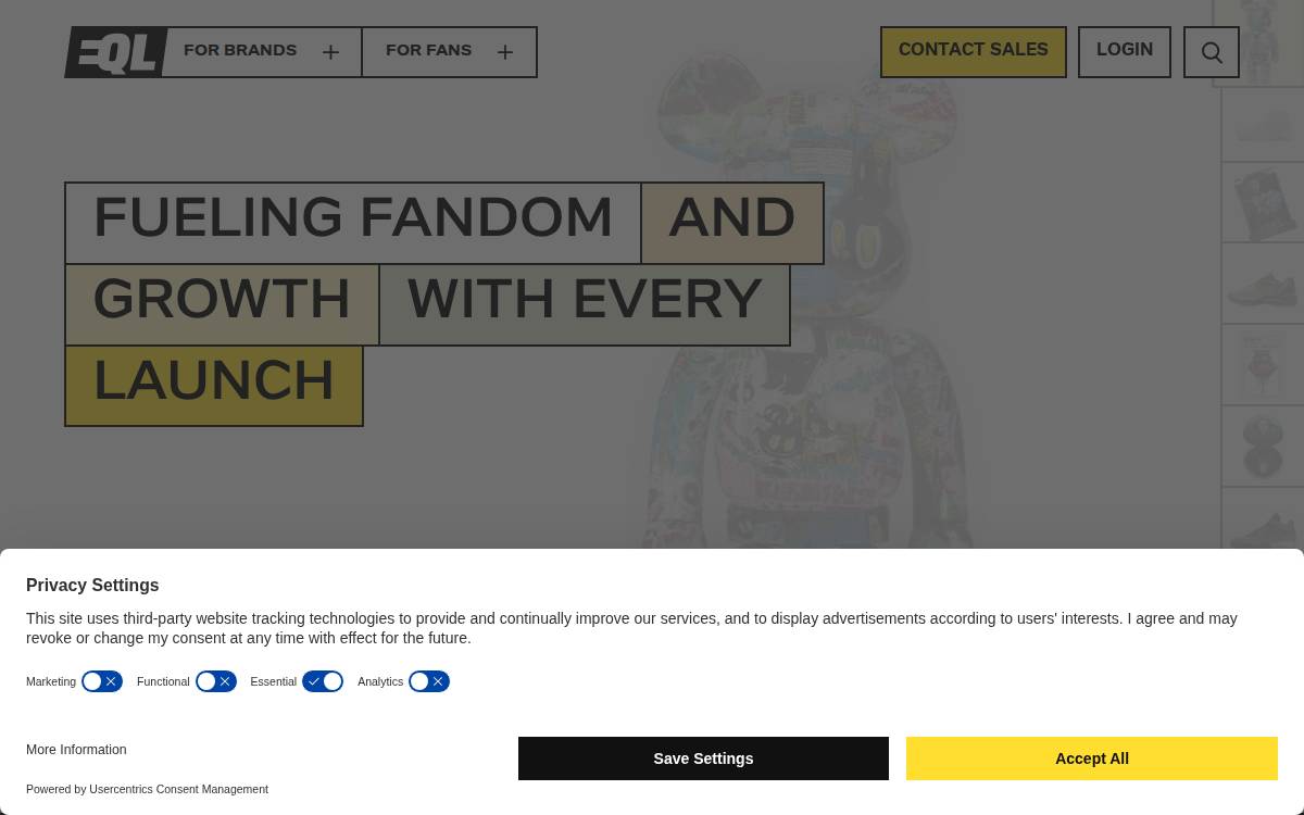 Eql website preview