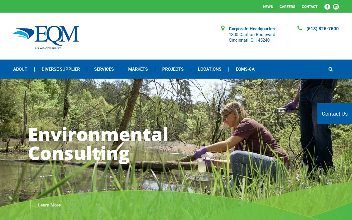 Eqm website preview