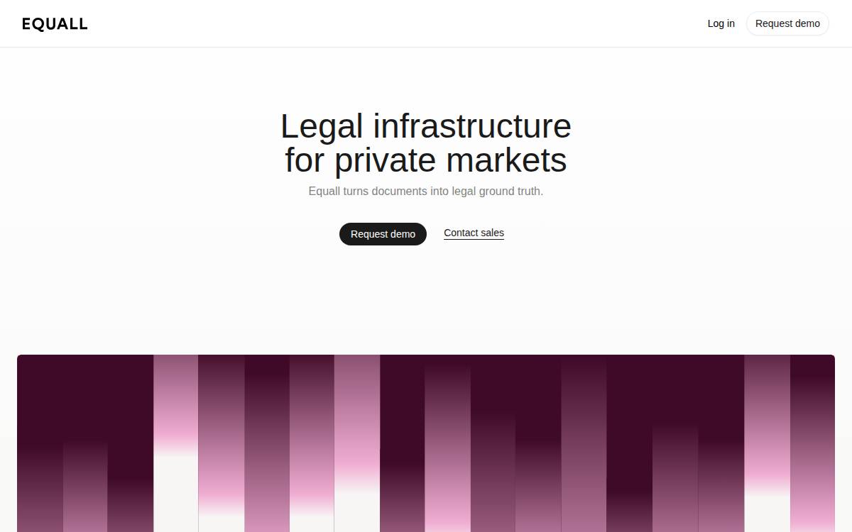 Equall website preview