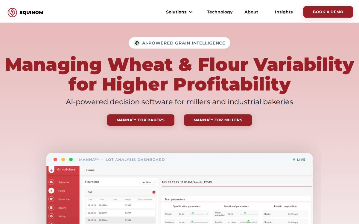 Equi Nom website preview