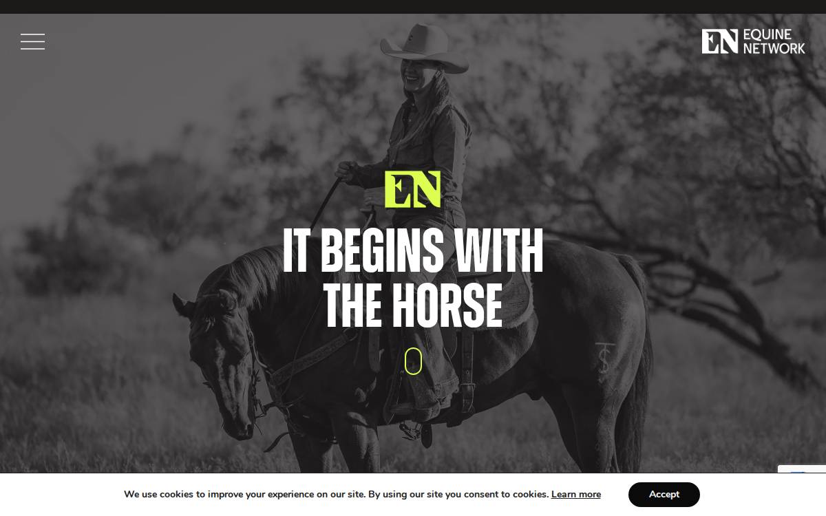 Equine Network website preview