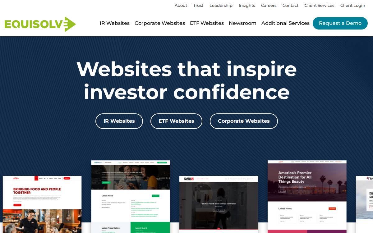 Equisolve website preview