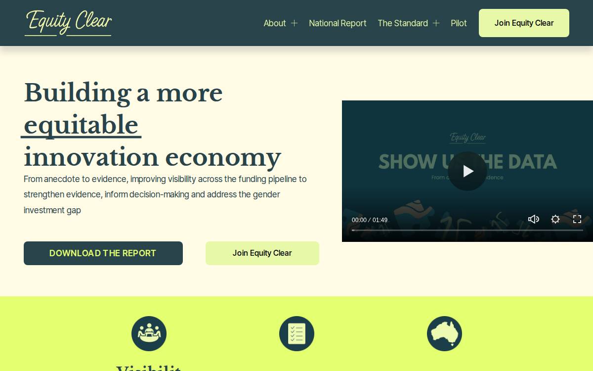 Equity Clear website preview