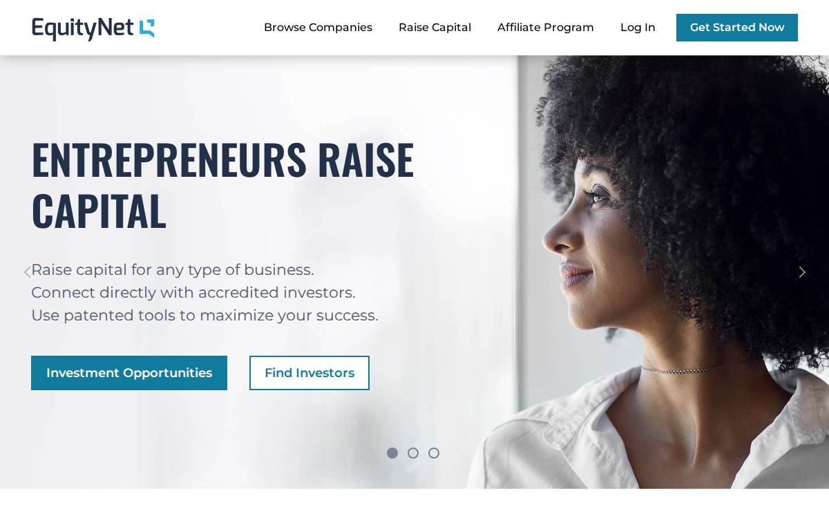 Equitynet website preview