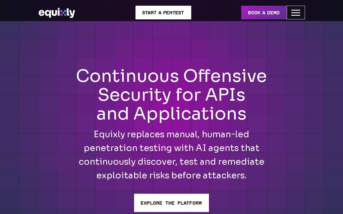 Equixly website preview