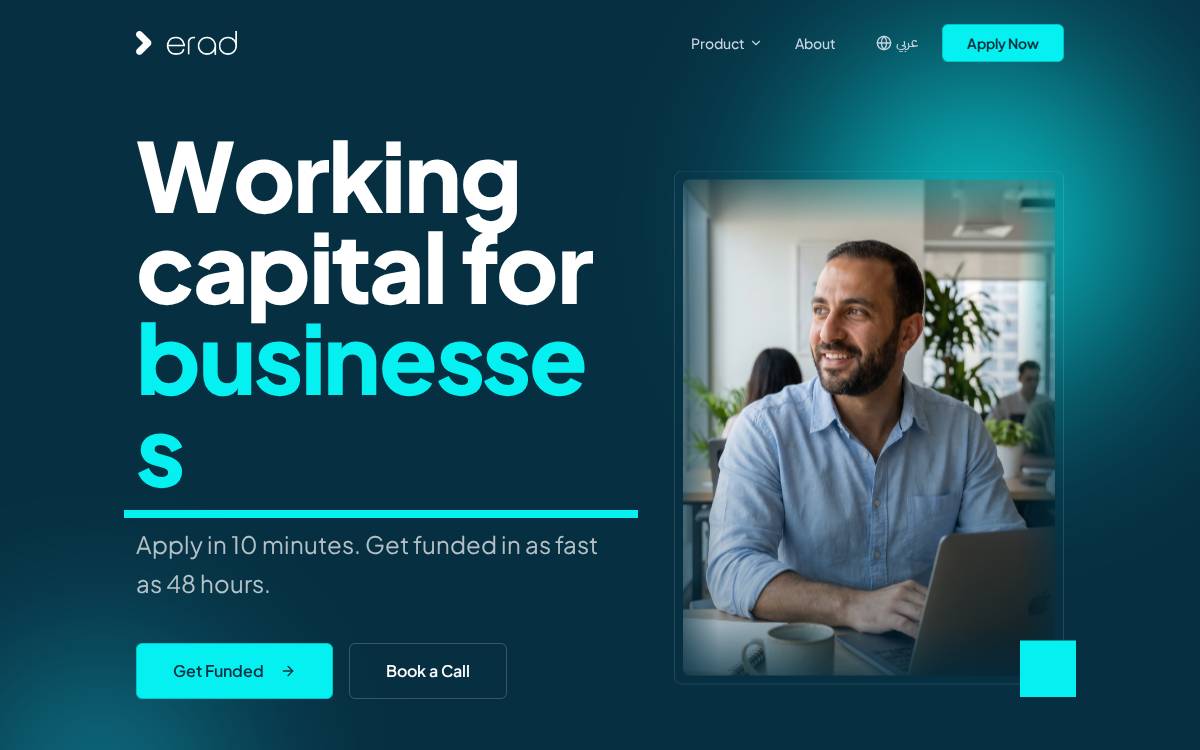 erad website preview
