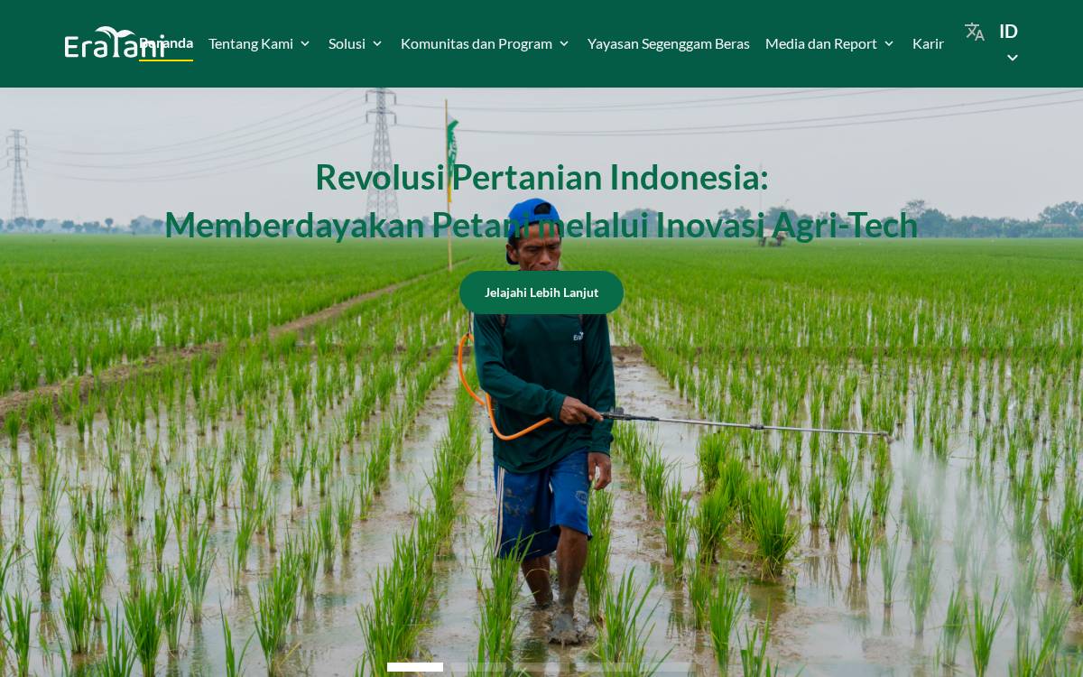 Eratani website preview