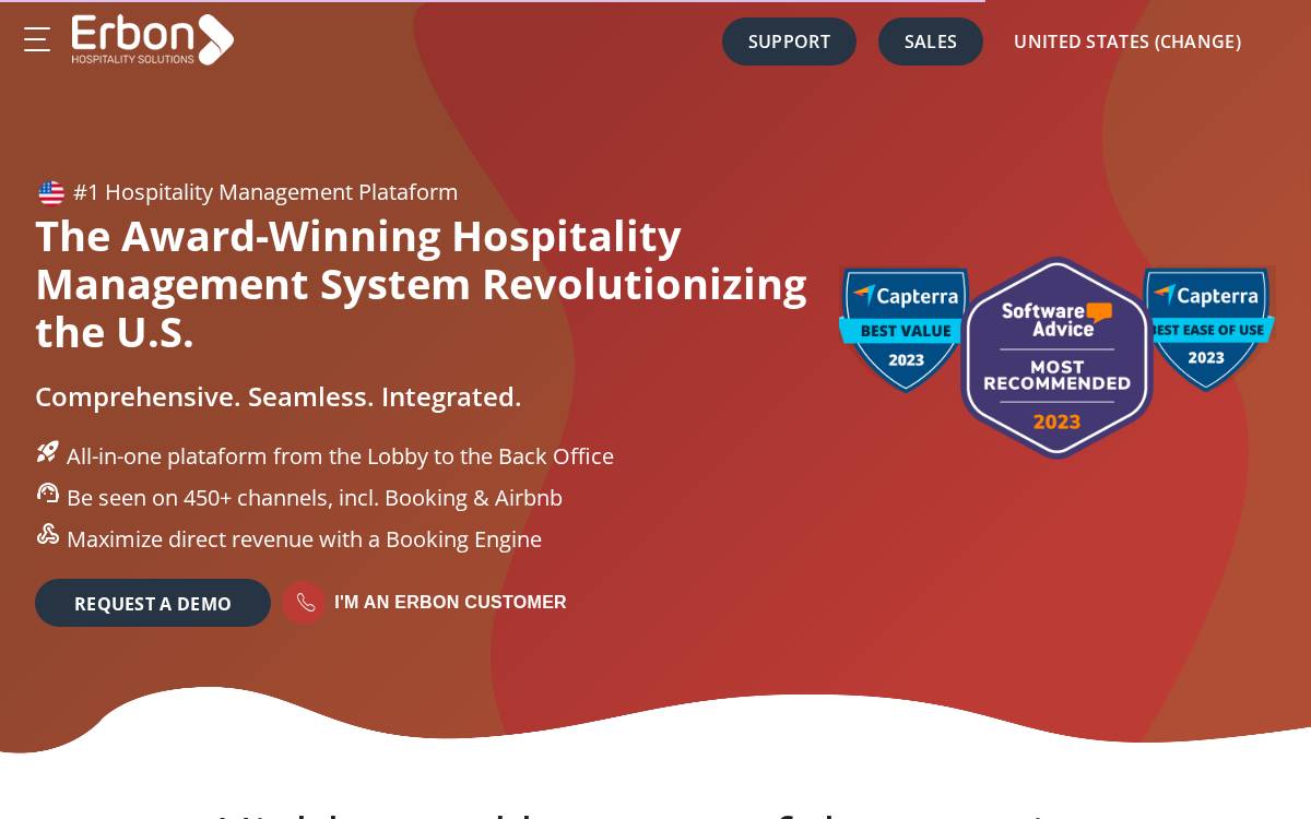 Erbonsoftware website preview