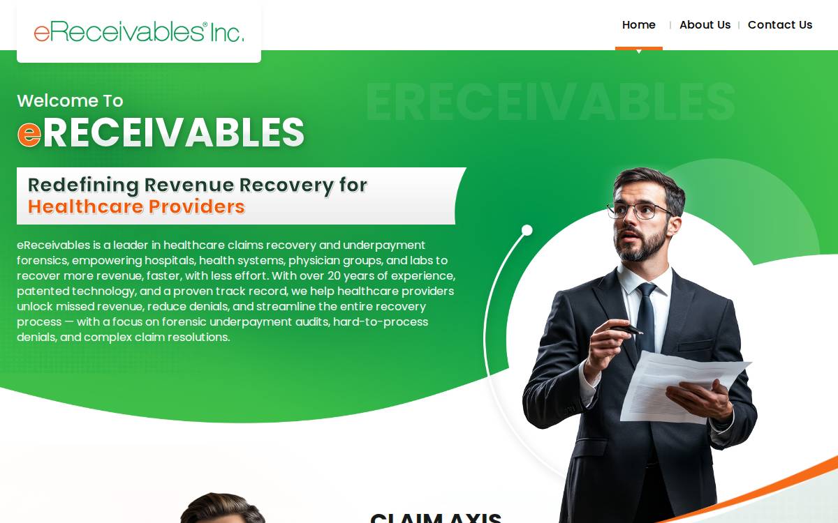 eReceivables website preview