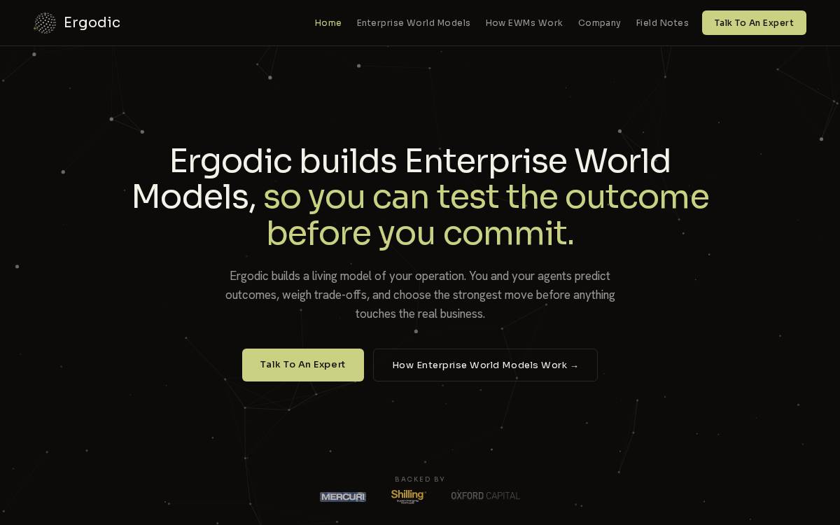 Ergodic website preview