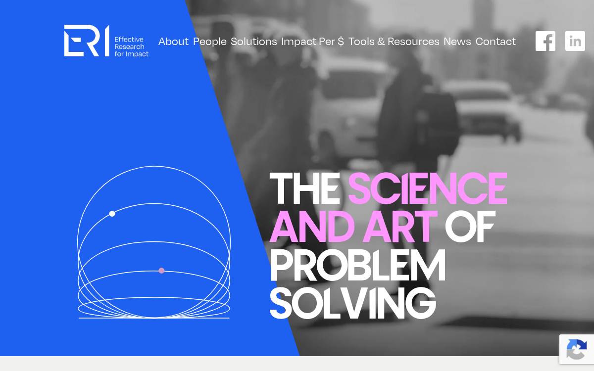 Eri Institute website preview