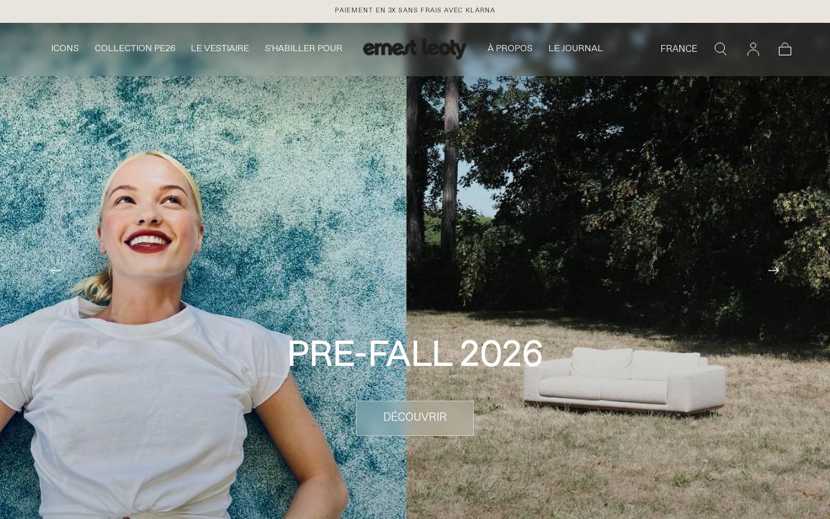 Ernest Leoty website preview