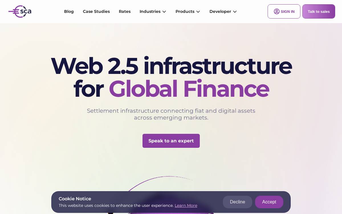 Esca website preview