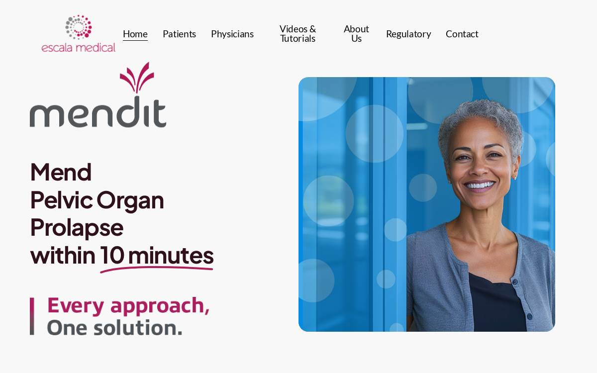 Escala Medical website preview
