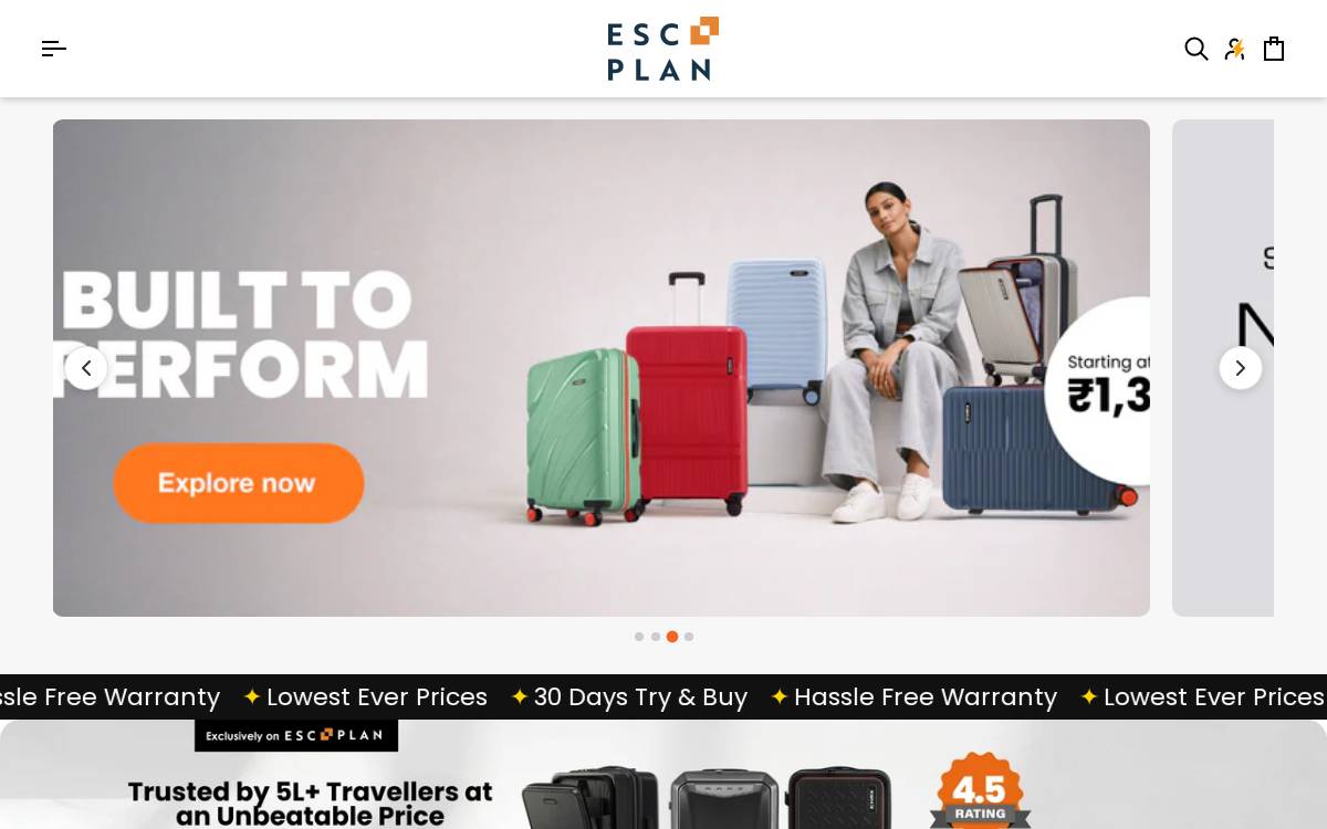 Escape Plan website preview