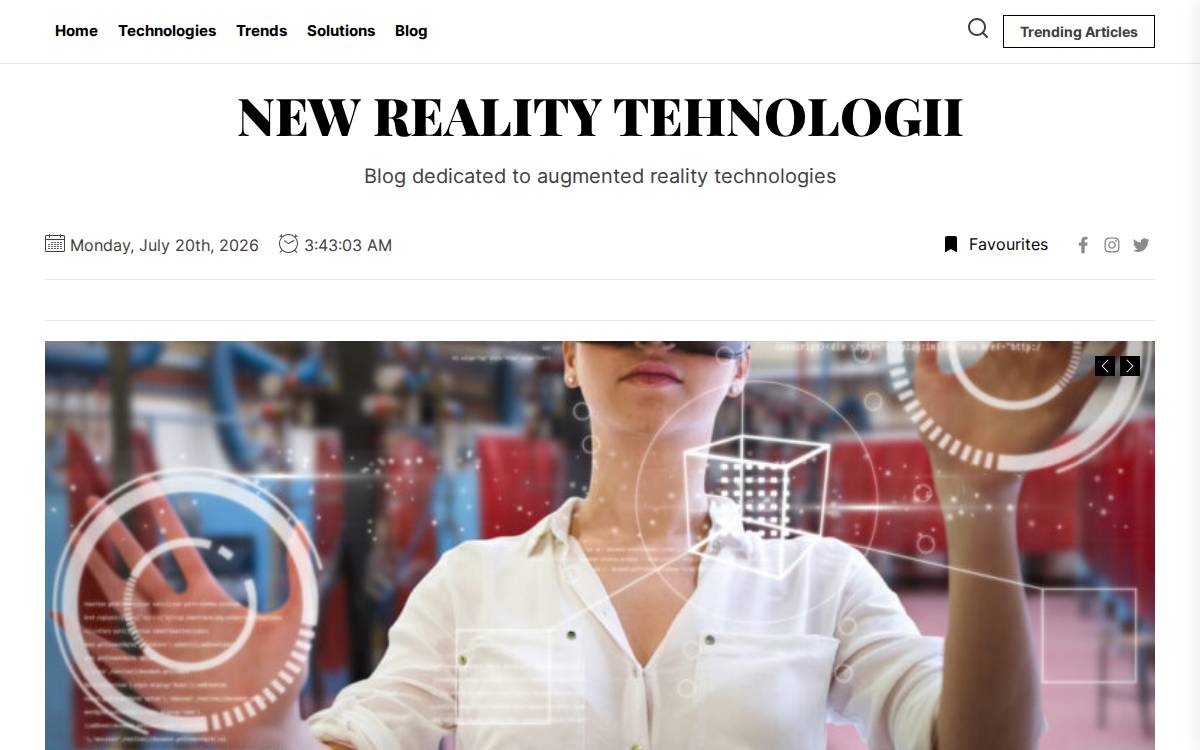 Escher Reality website preview
