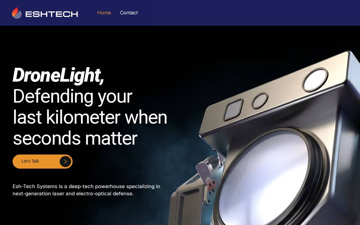 Esh-Tech website preview