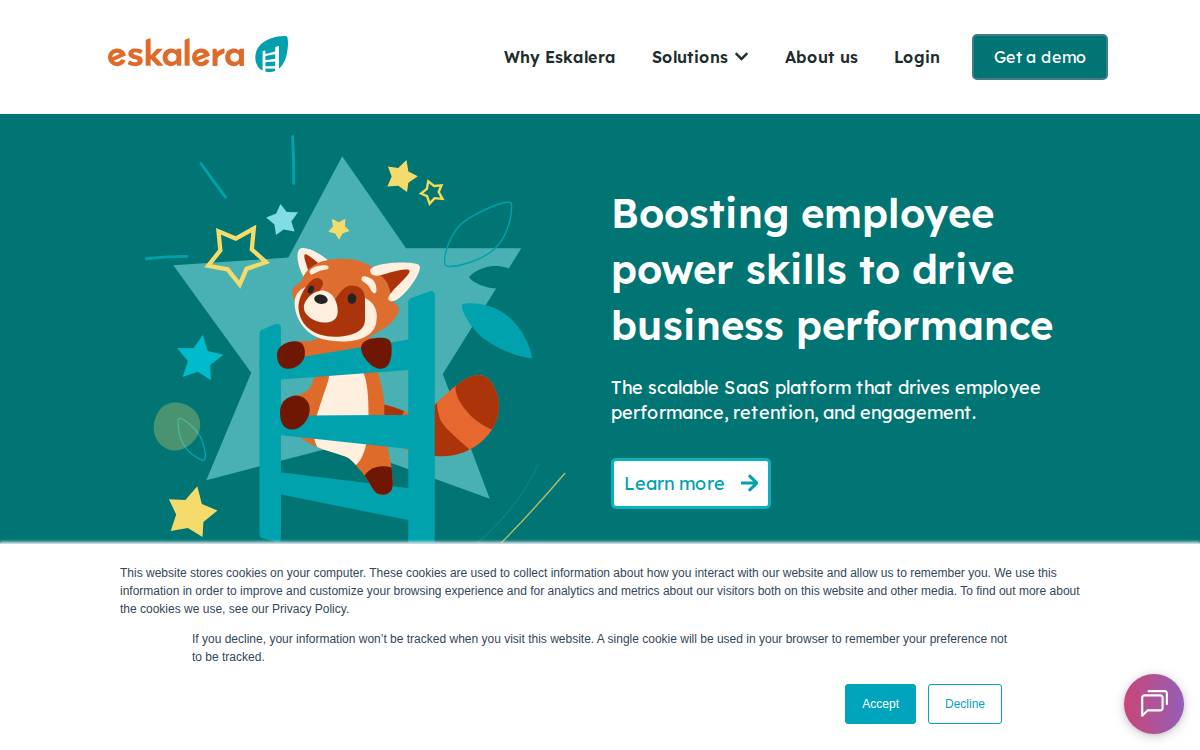 Eskalera website preview