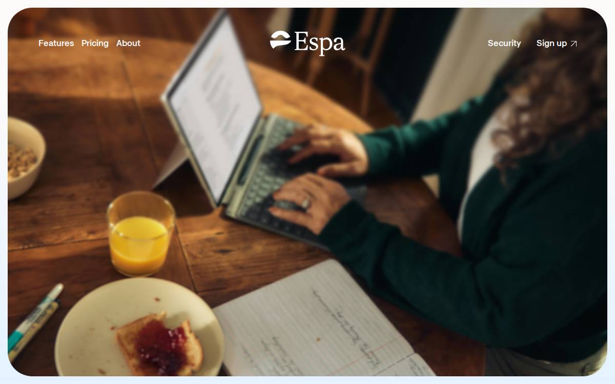 Espa website preview