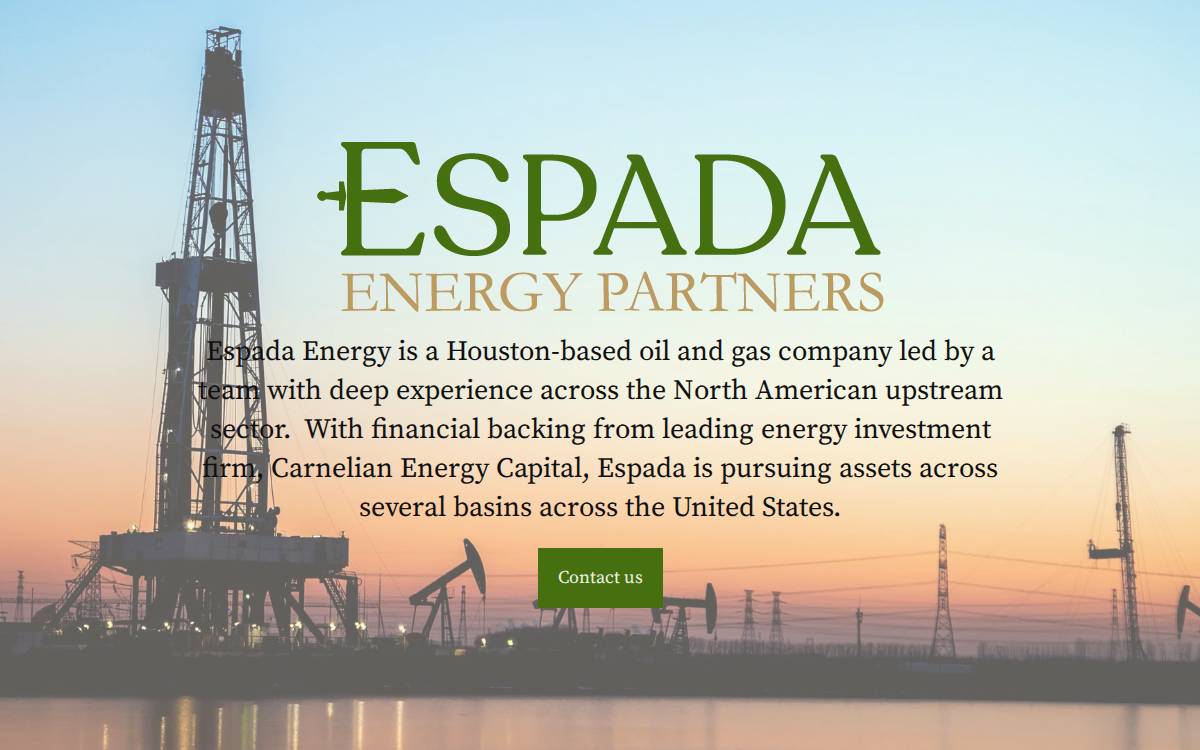 Espadaenergy website preview