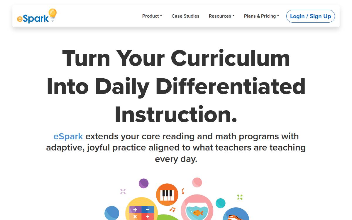 eSpark website preview