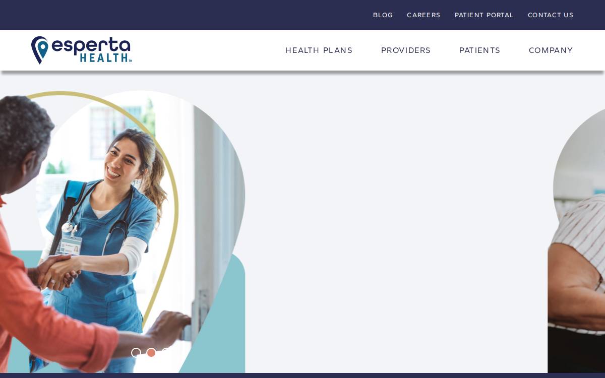 Espertahealth website preview