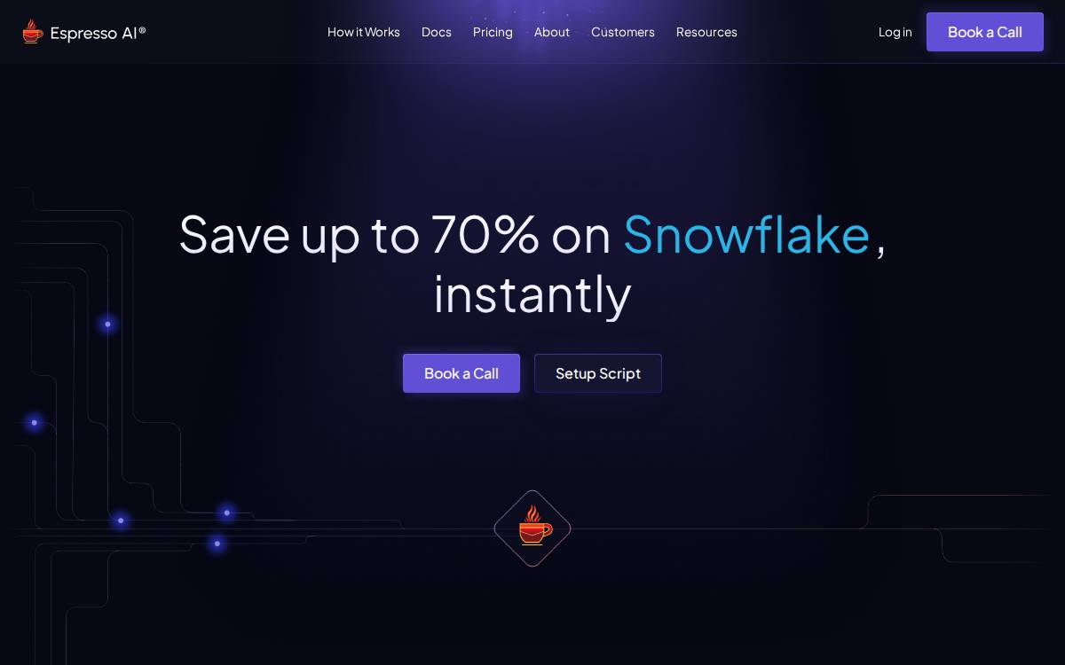 Espresso AI website preview
