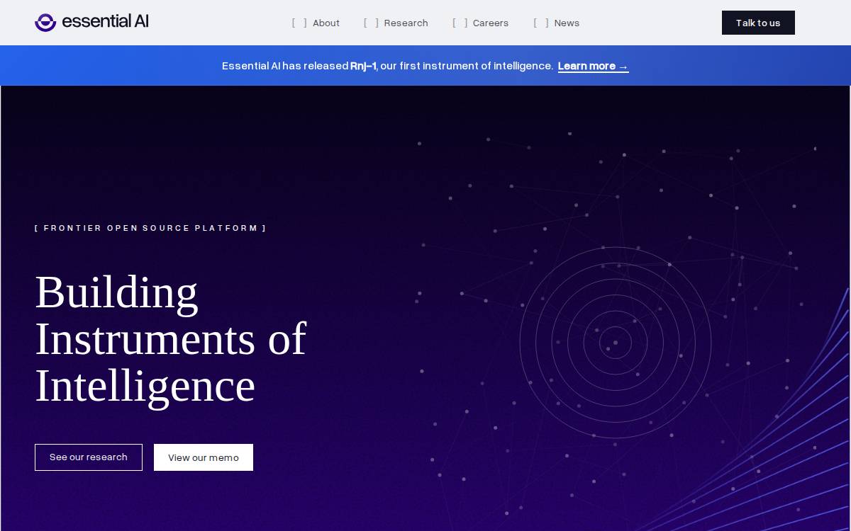 Essential website preview