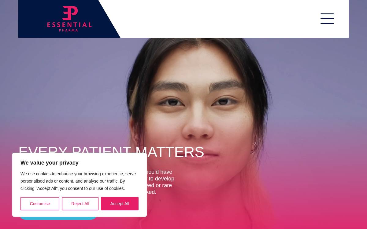 Essentialpharmagroup website preview