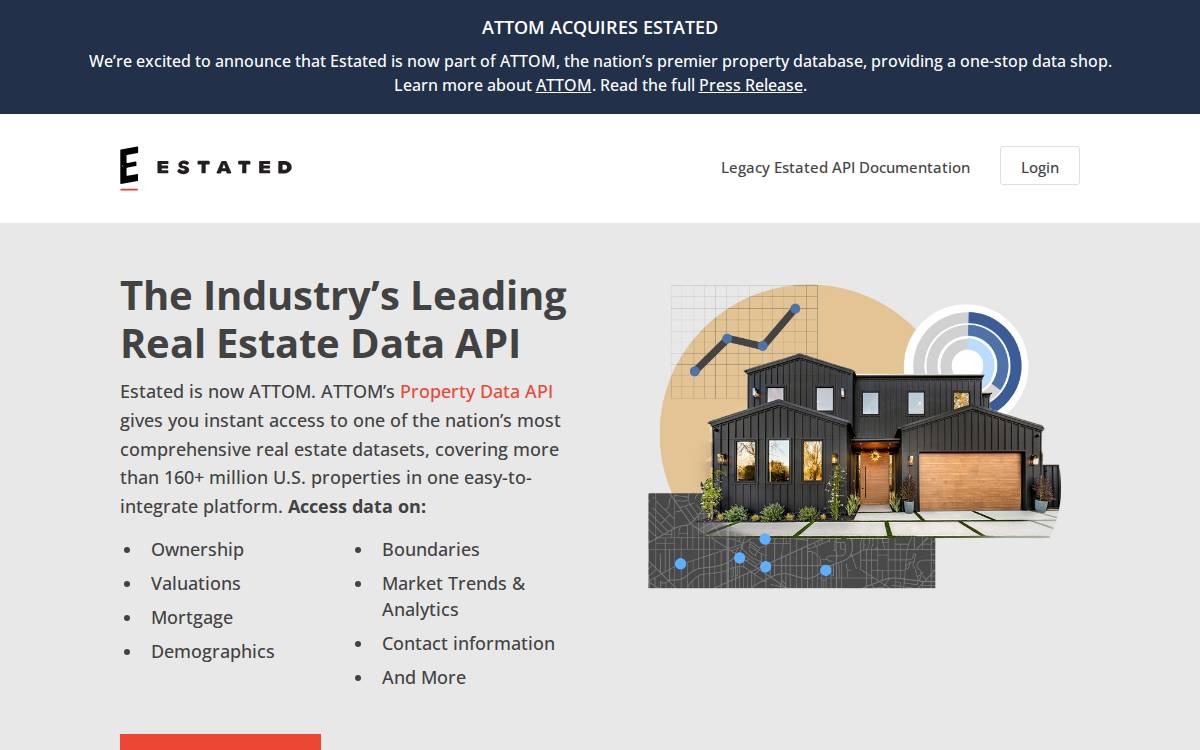 Estated website preview