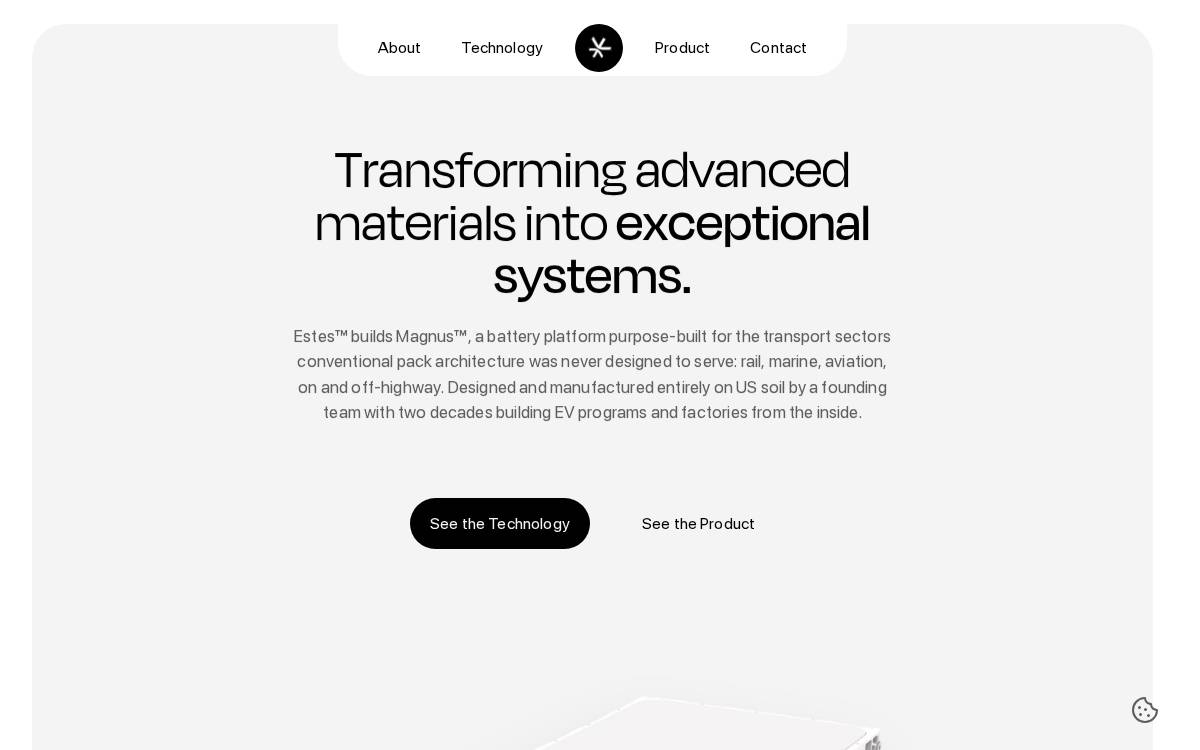 Estes website preview