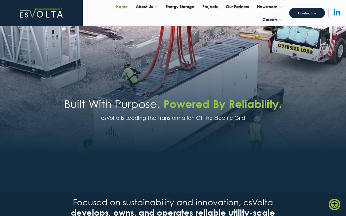 esVolta website preview