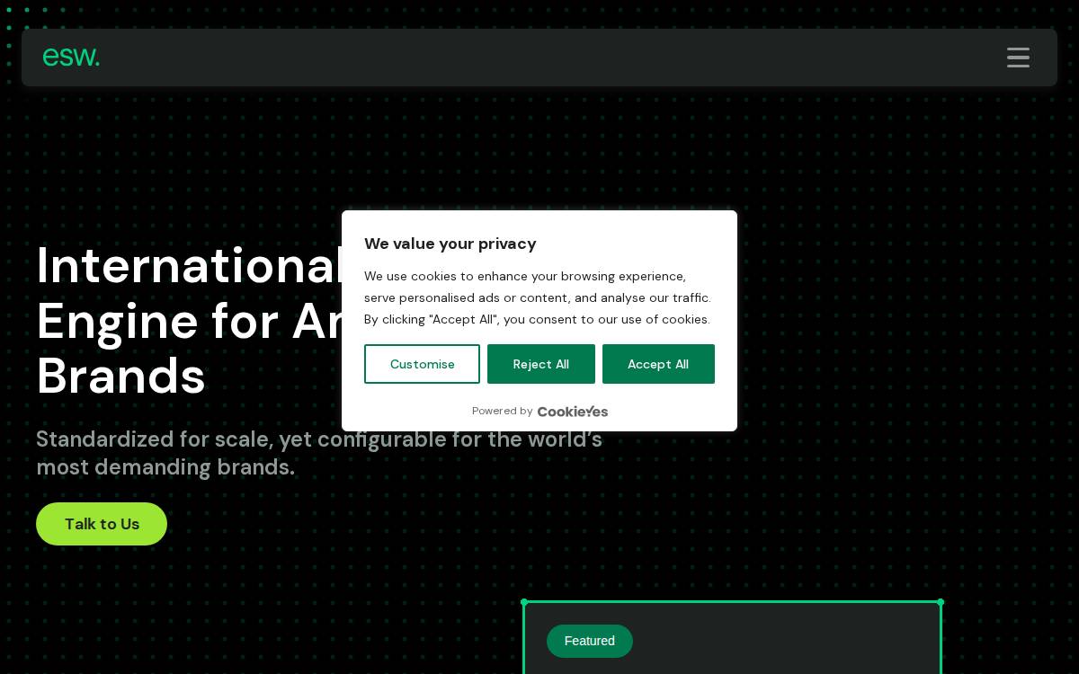 Esw website preview