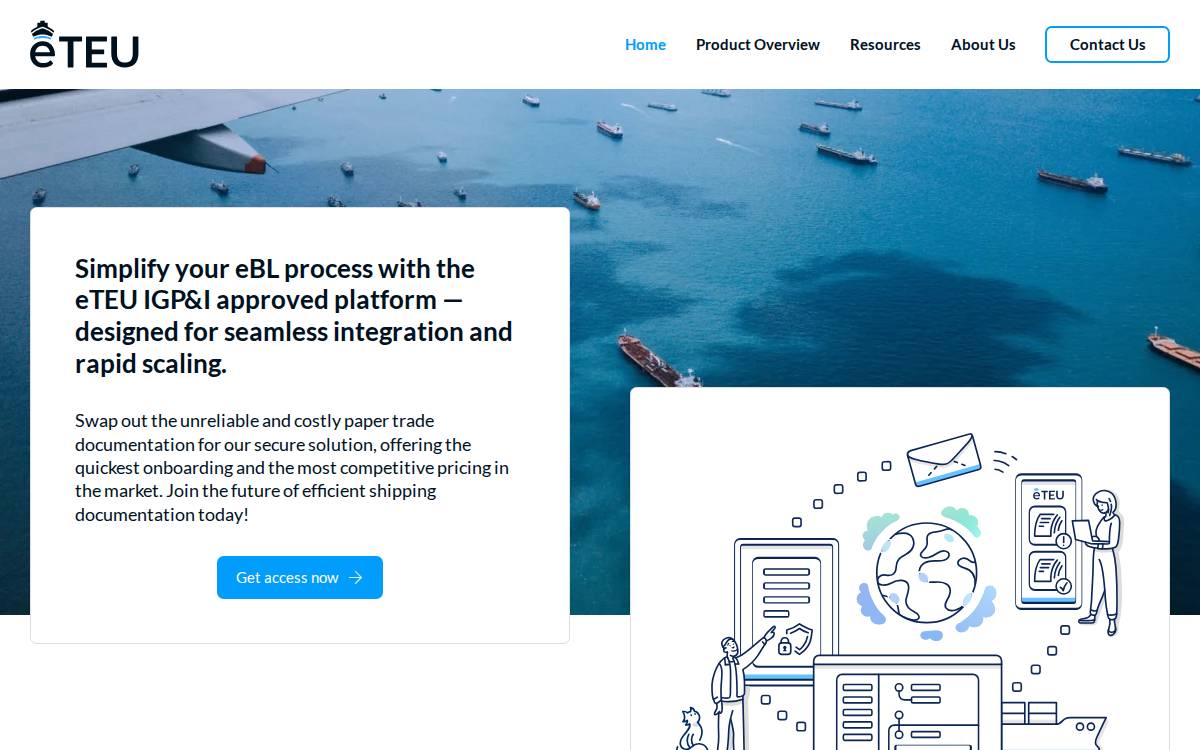 eTEU website preview