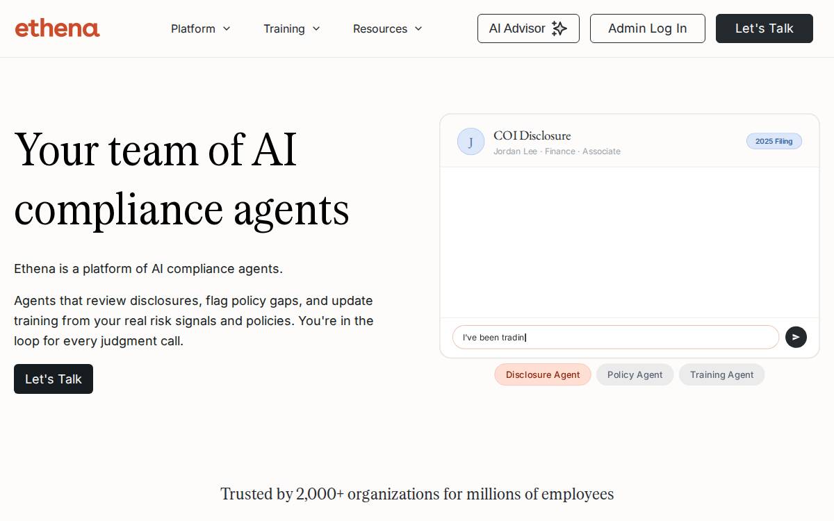 Ethena website preview